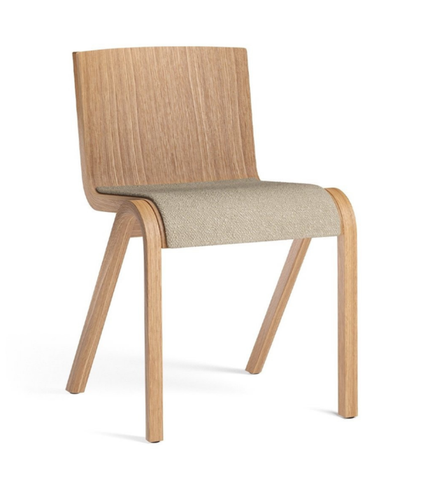 Audo Audo Ready Dining Chair oak, seat Audo boucle