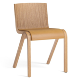 Audo Ready Dining Chair oak,  seat  leather
