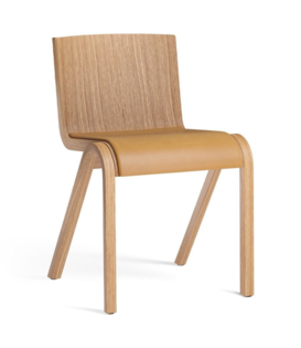 Audo - Ready Dining Chair,  seat  leather