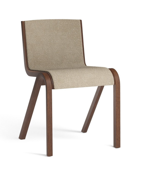 Audo Audo Ready Dining Chair oak, front Audo boucle