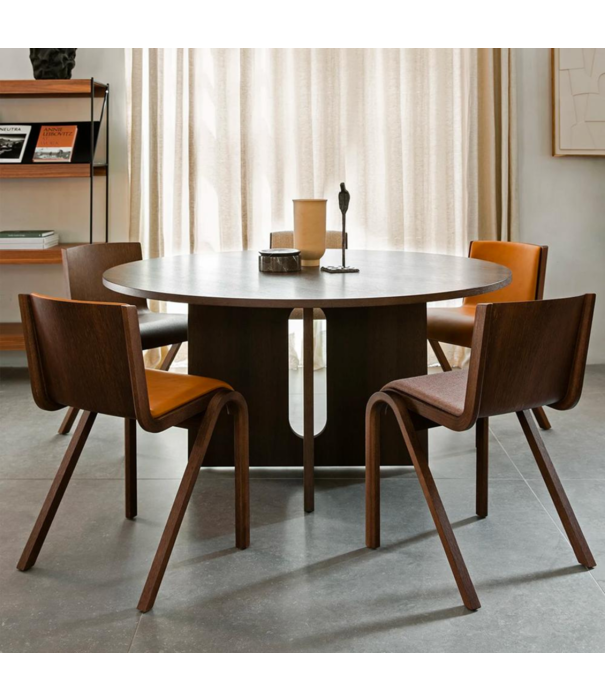 Audo Audo - Ready Dining Chair - Front leather