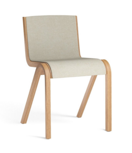 Audo Ready Dining Chair oak, front upholstery