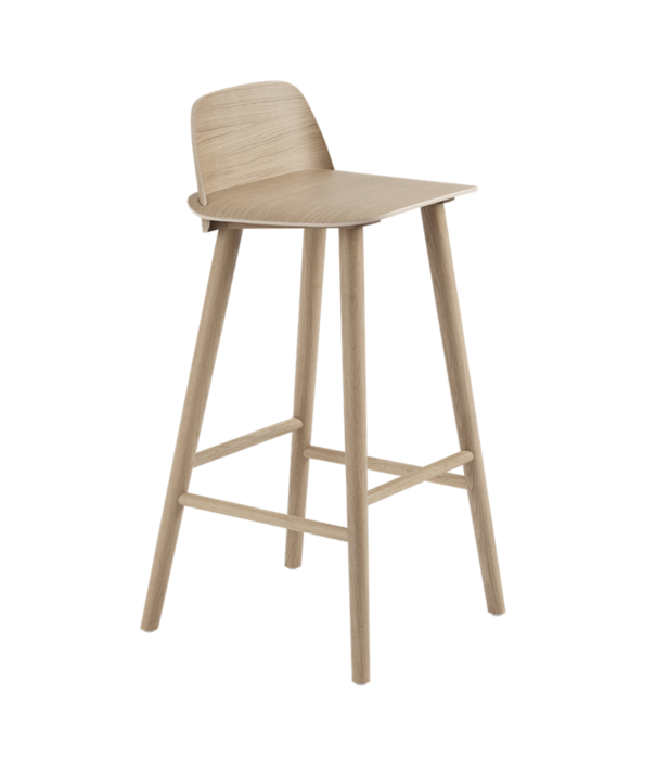 Muuto Nerd Bar Stool,  high seat H75