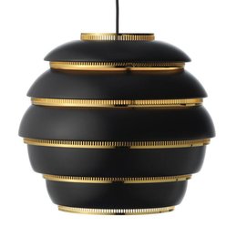 ARTEK Beehive Pendant Lamp Black - Brass