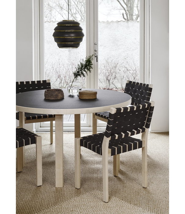 Artek  A331 Pendant Lamp black, brass "Beehive"