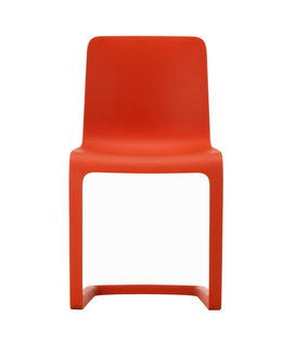 Vitra EVO-C Eetkamerstoel Poppy Red