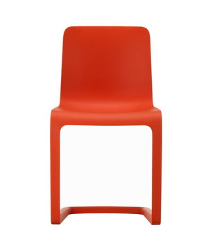 Vitra EVO-C Eetkamerstoel Poppy Red