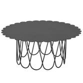 Vitra - Flower Table anthracite large