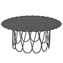 Vitra - Flower Table anthracite large