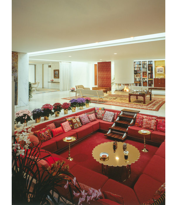 Vitra  Vitra Flower Coffee Table small red