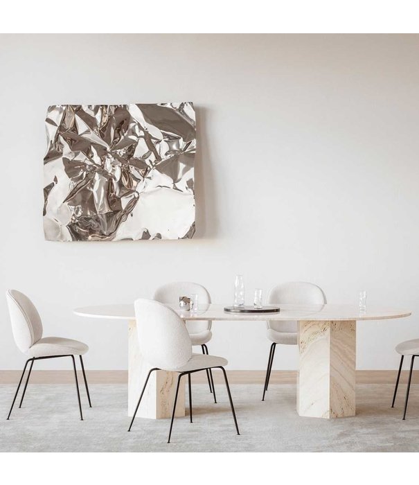 Gubi  Gubi - Epic eettafel elliptical travertine 240 x 120