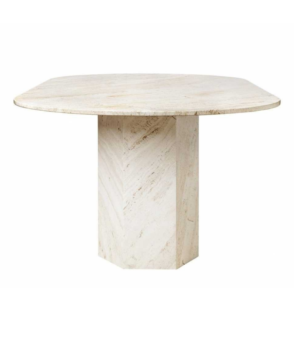 Gubi  Gubi - Epic dining table elliptical travertine 240 x 120