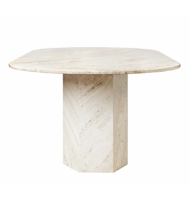 Gubi  Gubi - Epic eettafel elliptical travertine 240 x 120