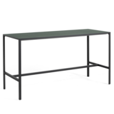 Hay - New Order High table charcoal - Top green linoleum