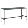 Hay - New Order High tafel charcoal  - Top groen linoleum