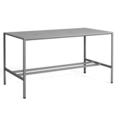 Hay - New Order High tafel licht grijs - grijs linoleum L200 cm.