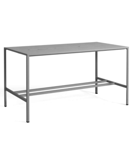 Hay - New Order High tafel licht grijs - grijs linoleum L200 cm.