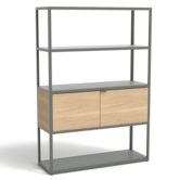 New Order combinatie 401 - 5 laags / 1 houten deur