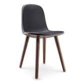 Eva Solo: Abalone Chair smoked oak, black leather