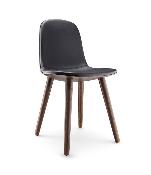 Eva Solo  - Wait to be seated Eva Solo Yuuga Chair smoked oak, black leather