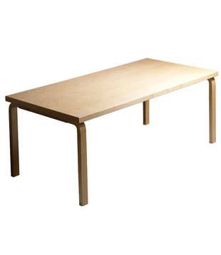 Artek Aalto Table 83 rectangular, naturel berken L182