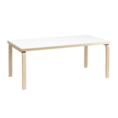 Artek - Aalto Table rectangular 83, white laminate