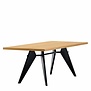 Vitra EM Eettafel massief geolied eiken 200 x 90