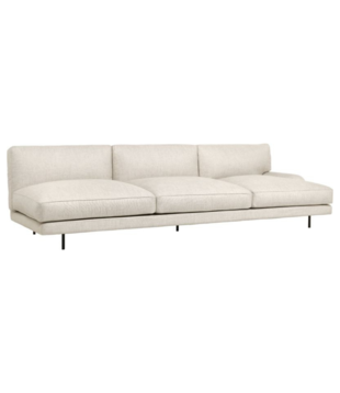 Gubi - Flaneur 3-seater Sofa right arm