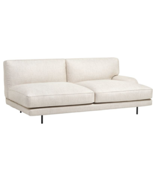 Gubi - Flaneur 2-seater Sofa right arm