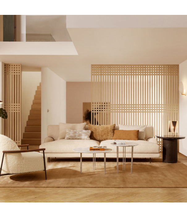 Gubi  Gubi - Flaneur 3-zits Bank - Dedar Chambry 270 x 100