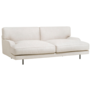 Gubi - Flaneur 2,5 seater sofa - dedar chambry off-white