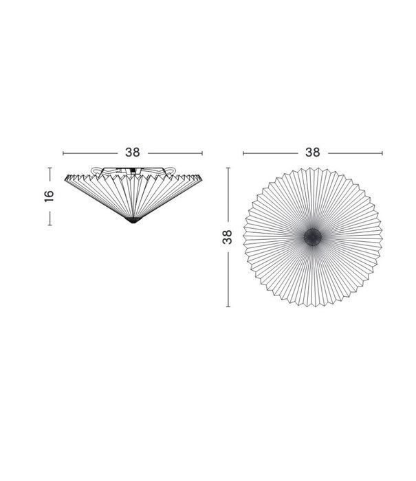 Hay  Hay - Matin Flush Mount Ø38 ceiling / wall lamp