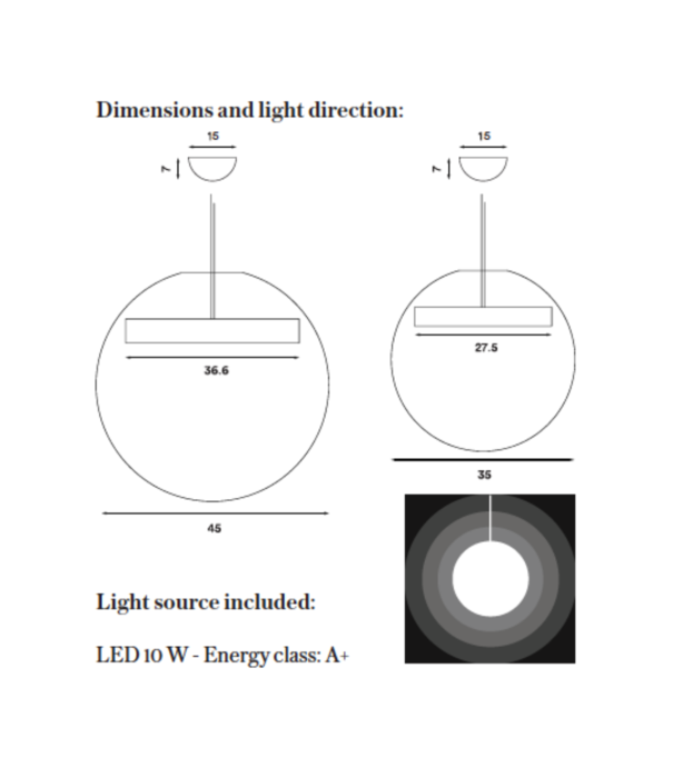 Northern  Northern -Reveal hanglamp large