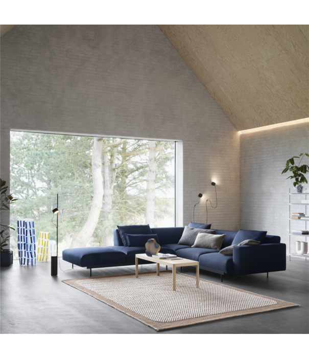 Muuto  Muuto In Situ 2-seater Sofa config. 5 Clay 15, black base