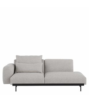 Muuto In Situ 2-seater Sofa config. 3 Clay 12, black base