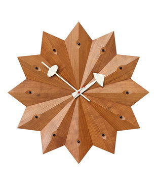 Vitra - Fan Clock - cherry wood