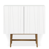 Asplund: Vass 60:90 cabinet white with oak stand