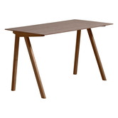 CPH 90 Desk walnut, walnut base