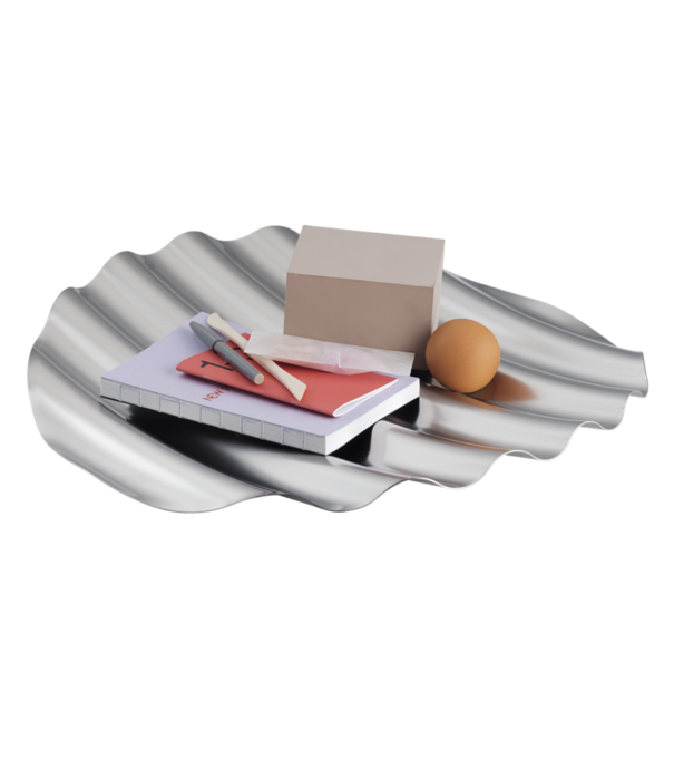 Muuto  Muuto - Wave Tray steel Ø50