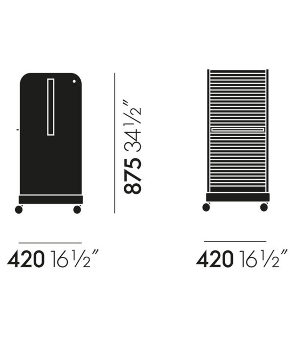 Vitra  Vitra - Follow Me 2 Mobile element caddy