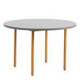 Two-Colour Round DiningTable Ø120