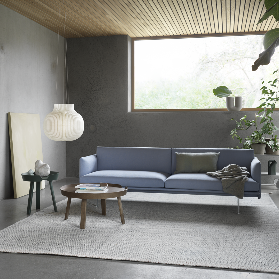 Outline Studio 2 Seater sofa - black base - NORDIC NEW