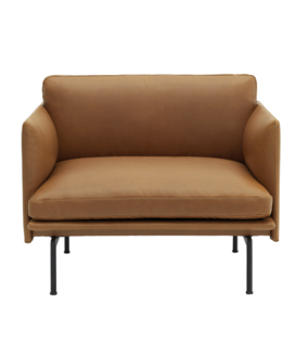 Muuto - Outline chair Refine cognac leather