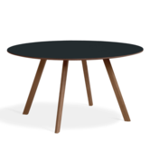 Hay - Cph 25 Round Dining Table walnut Ø140