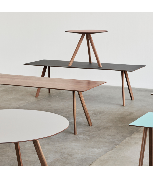 Hay  CPH 25 Round Dining Table walnut Ø140