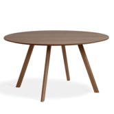 CPH 25 Round Dining Table walnut Ø140