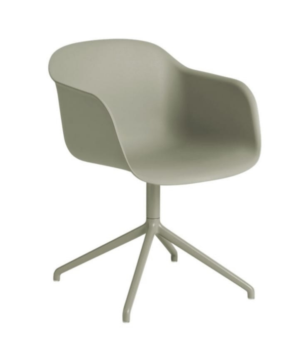 Muuto  Muuto  Fiber Armchair recycled plastic, swivel base