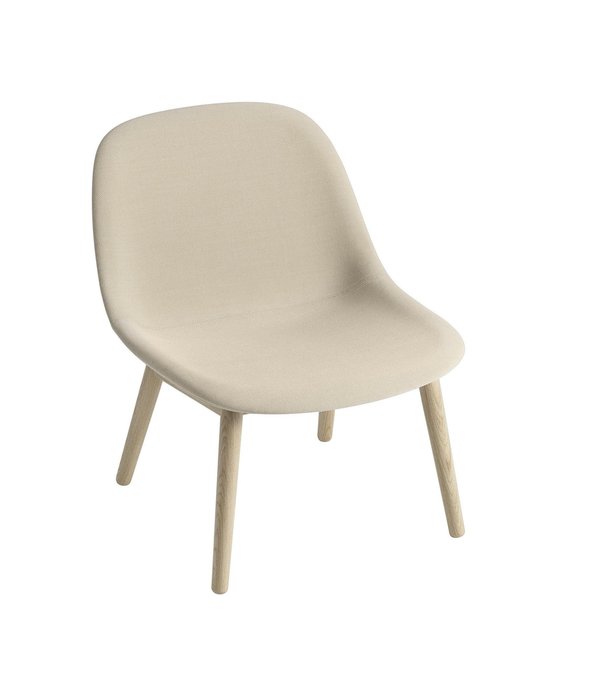 Muuto  Muuto  Fiber Lounge Chair fully upholstered, wood base