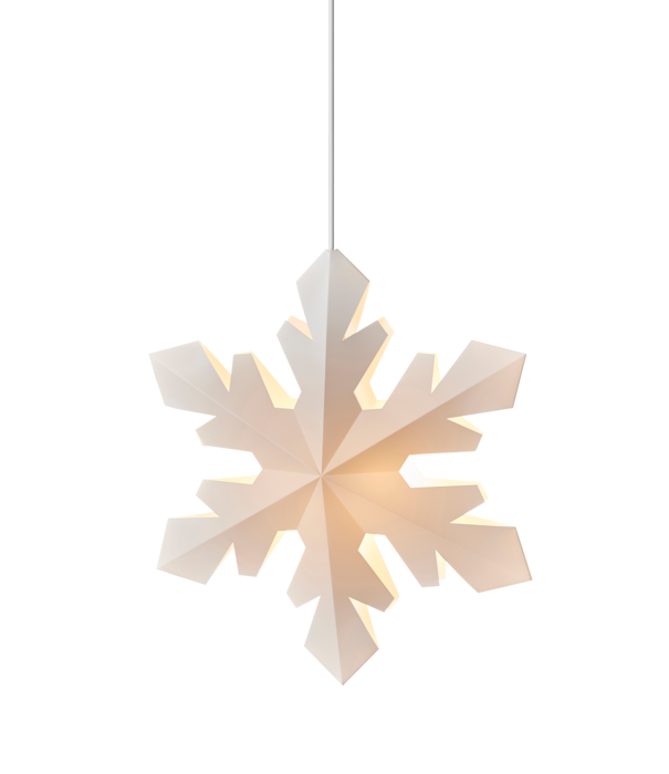 Le klint  Le Klint: Snowflake pendant