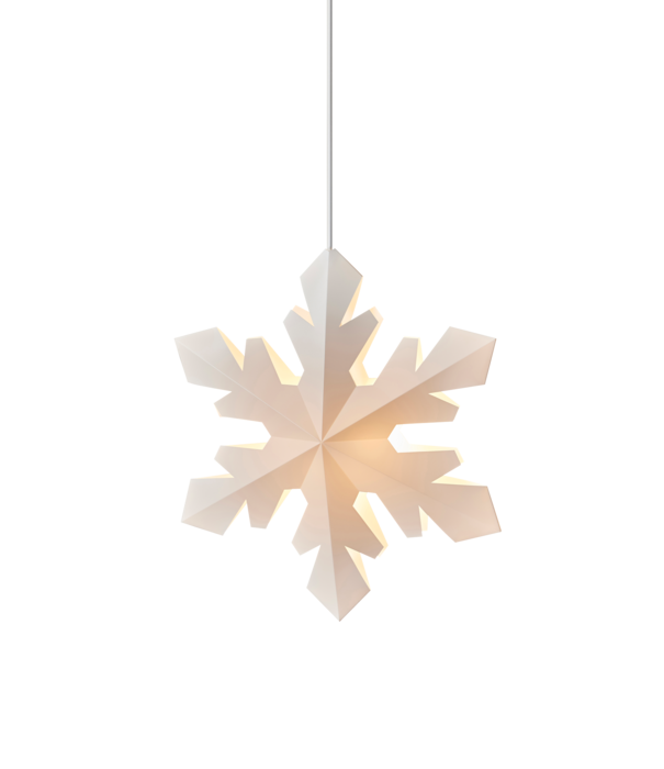 Le klint  Le Klint: Snowflake pendant